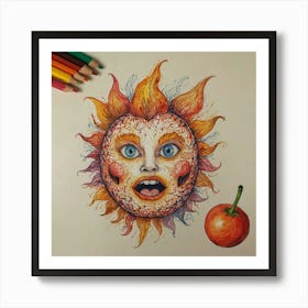 Sun!! 8 Art Print