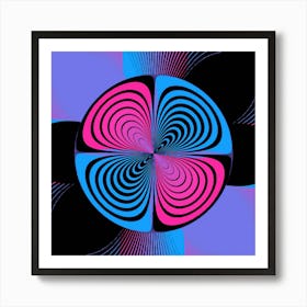 Whirling Geometry_#5 Art Print