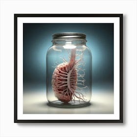 Brain In A Jar Art Print