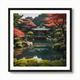 Japanese Garden Art Print