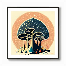 Tree In The Forest Art Print