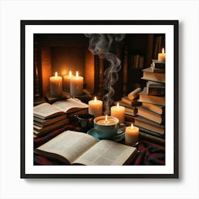 Book And Candle 5 Art Print