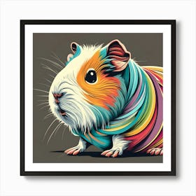 Rainbow Guinea Art Print