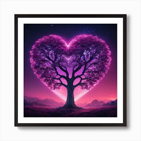 Heart Tree 7 Art Print