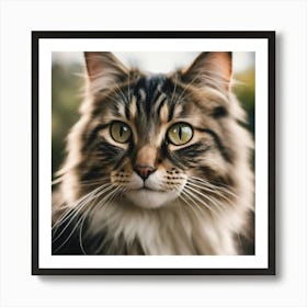 Portrait Of A Cat 9 Art Print