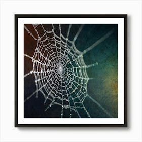 Spider Web 4 Art Print