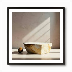 Marble Bowl Art Print