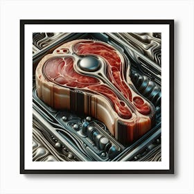 Heart Of Meat Art Print