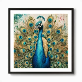 Peacock 1 Art Print