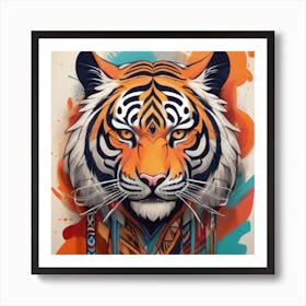 Tiger 4 Art Print