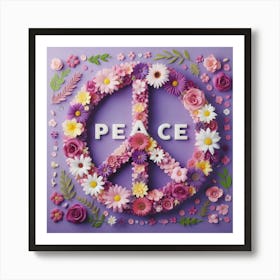 Peace Sign Art Print