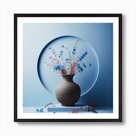 Vase With Flowers Art Print