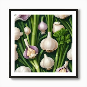 Garlic Art Print