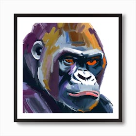 Mountain Gorilla 01 Art Print