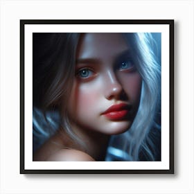 Portrait Of A Girl 20 Art Print