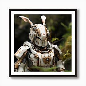 Rabbit the Robot Art Print