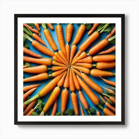 Carrots In A Circle 15 Art Print