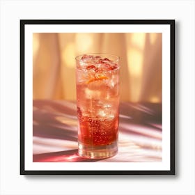 Rosé Cocktail Art Print
