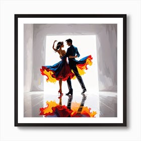 Dancers 1 Art Print