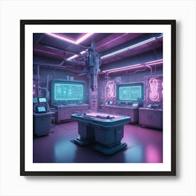 Futuristic Room Art Print