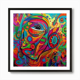 Psychedelic Painting Art Print