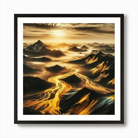 Iceland Landscape Art Print