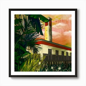 Casablanca Dusk Art Print