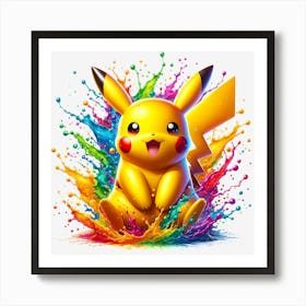 Pokemon Pikachu 1 Art Print