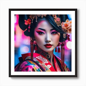 Geisha 181 Art Print