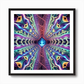 Abstract Psychedelic Art 2 Art Print