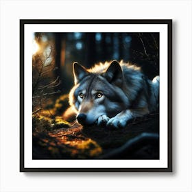 Wild Animal Creative Portrait 194 Art Print