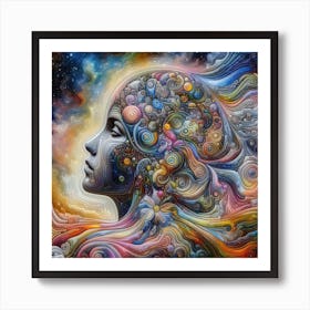 Psychedelic Painting 1 Art Print