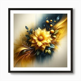 Yellow Flower 2 Art Print