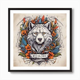 Wild And Free 1 Art Print