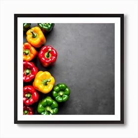 Colorful Peppers 21 Art Print