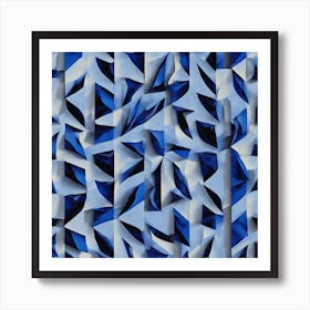 Abstract Blue Art Print