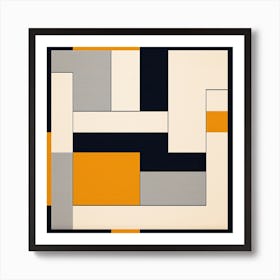 Surreal Spectra: Mid Century Modern Mirage Art Print