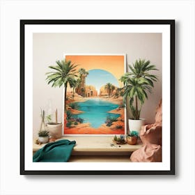 Desert Landscape Art Print