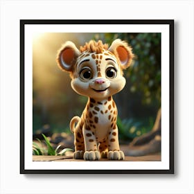 Lion Cub 35 Art Print