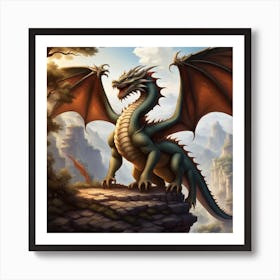 Dragon 3 Art Print