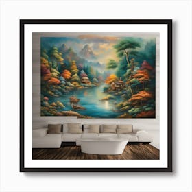 Landscape Painting Art Print