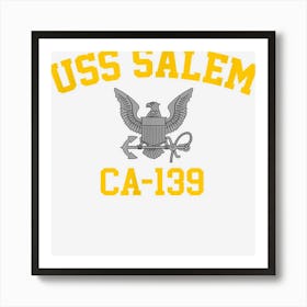 Uss Salem Ca 139 Art Print