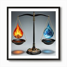 Balance Of Earth And Fire Art Print