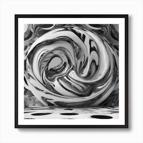 Marble curves Art Print