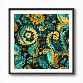 Paisley Pattern Art Print