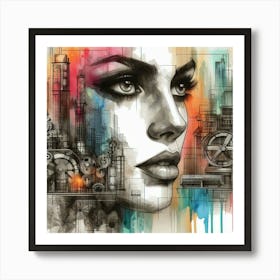 'Cityscape' 1 Art Print