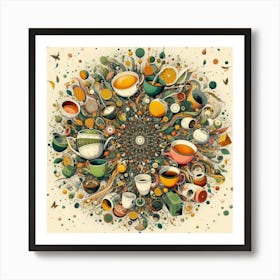 Tea Art 350 Art Print