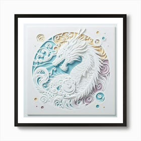 Dragon Canvas Print Art Print