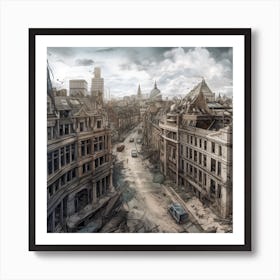 London Cityscape Art Print