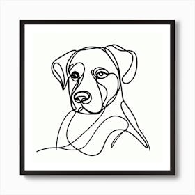 Dog Picasso style 3 Art Print